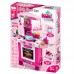 Buba Детска индукционна кухня с чайник розова