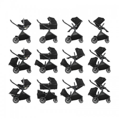 Nuna Demi Grow sibling seat, Caviar