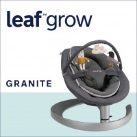 Nuna Шезлонг Leaf  Grow с играчки, Granite