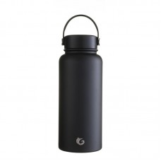 One Green  insulated epic bottle thermal 1 litre, black