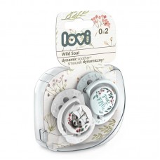 Lovi Silicone Dynamic Soother 2 pcs Wild Soul, boy