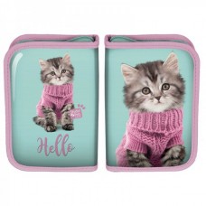 PASO School pencil case with one zipper Studio Pets