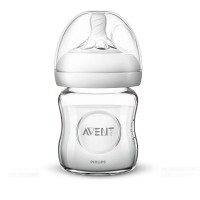 Philips Avent Стъклено шише за хранене Natural 120ml Philips Avent Стъклено шише за хранене Natural 120ml