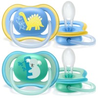 Philips Avent Ultra Air pacifier 18+m, Boy Dino Philips Avent Ultra Air pacifier 18+m, Boy Dino