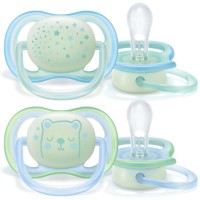 Philips Avent Ultra Air Night pacifier 0-6m, Boy