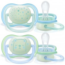 Philips Avent Ultra Air Night pacifier 0-6m, Boy