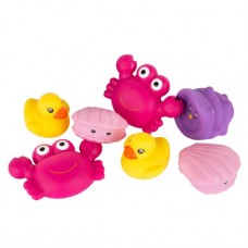 Playgro Играчки за баня Морски Животни 7 броя за момиче