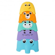 Playgro Активна игра Кула от цветни купички Животни Playgro Активна игра Кула от цветни купички Животни