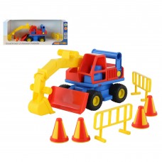 Polesie Toys Багер с конуси ConsTruck