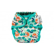 Close Parent Single Printed Reusable Popper Nappy +bamboo Red Panda Close Parent Single Printed Reusable Popper Nappy +bamboo Red Panda