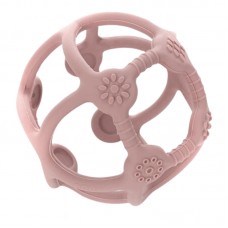 Reer Bite and Play Teething and grip ball, pink
