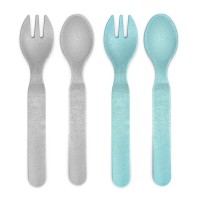 Reer Growing Cutlery 2 pieces, blue / grey