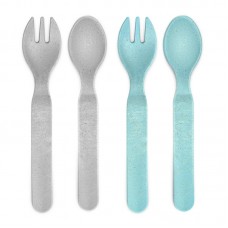 Reer Growing Cutlery 2 pieces, blue / grey