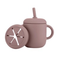 Reer Силиконова чашка 2 в 1, розова