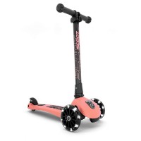 Scoot&Ride Сгъваема Тротинетка Highwaykick3 LED, peach Scoot&Ride Сгъваема Тротинетка Highwaykick3 LED, peach