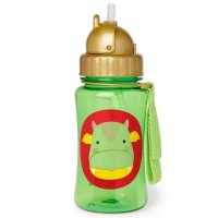 Skip * Hop Детска бутилка със сламка Zoo Дракон