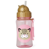 Skip * Hop Детска бутилка със сламка Zoo Леопард