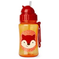Skip * Hop Детска бутилка със сламка Zoo Лисица