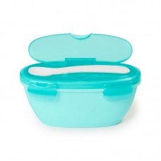 Skip * Hop Travel Bowl and Spoon, blue