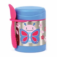 Skip * Hop Zoo Insulated Little Kid Food Jar, Butterfly