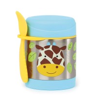 Skip * Hop Zoo Insulated Little Kid Food Jar, Giraffe