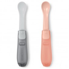 Skip * Hop Easy-Fold Travel Spoons, coral