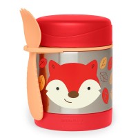 Skip * Hop Zoo Insulated Little Kid Food Jar, Fox