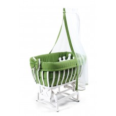 Tahterevalli Culle Wooden Crаdle green Tahterevalli Culle Wooden Crаdle green