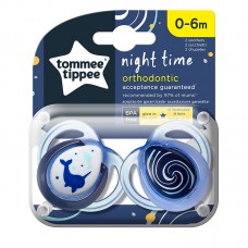 Tommee Tippee Baby pacifier Night Time 0-6m, Dolphin Tommee Tippee Baby pacifier Night Time 0-6m, Dolphin