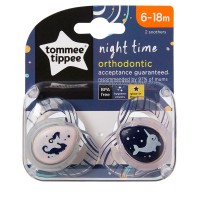 Tommee Tippee Baby pacifier Night Time 6-18m, Seahorse