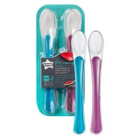 Tommee Tippee Лъжици с меки силиконови накрайници 2 броя 