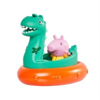 Tomy Toomies Играчка за баня Peppa Pig Джордж с лодка Динозавър Tomy Toomies Играчка за баня Peppa Pig Джордж с лодка Динозавър