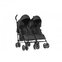 Topmark Bobby Twin Stroller Black Topmark Bobby Twin Stroller Black
