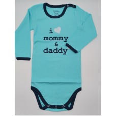 Topolino Bodysuit I love mommy and Daddy