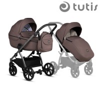 Tutis Бебешка количка 2 в 1 Uno 5+, Cocoa
