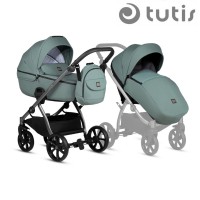 Tutis Baby Stroller 2 in 1 Uno 5+, Mint Tutis Baby Stroller 2 in 1 Uno 5+, Mint