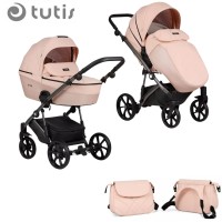 Tutis Бебешка количка 2 в 1 Viva 4 Lux, Rose Quartz