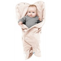 Wallaboo Одеяло за бебе с форма на цвете Крем