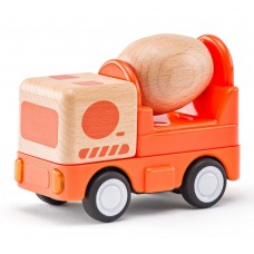 Woody Дървен бетоновоз със звук и светлина