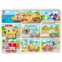 Woody Дървен лабиринт Превозни средства Woody Дървен лабиринт Превозни средства