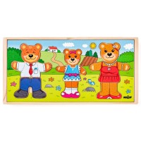 Woody Puzzle Dress up the bears Woody Puzzle Dress up the bears