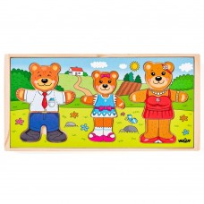 Woody Puzzle Dress up the bears Woody Puzzle Dress up the bears