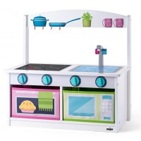 Woody Дървена кухня и пейка 2 в 1 Woody Дървена кухня и пейка 2 в 1