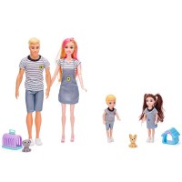 Woody Семейство кукли с деца и домашни любимци
