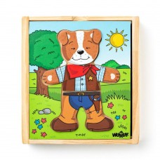 Woody Wooden puzzle dog