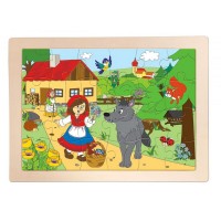 Woody Wooden Puzzle Little red riding hood