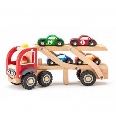 Woody Truck with racing cars