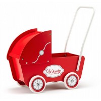 Woody Wooden doll pram