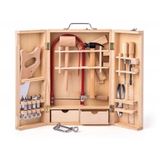 Woody Комплект инструменти с дървен куфар