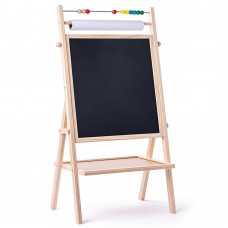 Woody Blackboard with paper roll